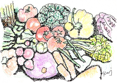 Harvest vegetables