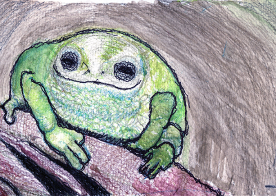Smiling frog