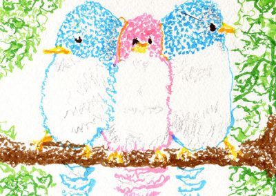 Three birds